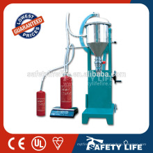 Machine for charge of extinguishers / Recharge fire extinguisher machine